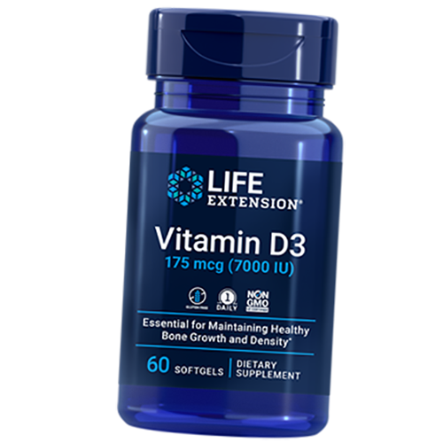 

Витамин Д3, Vitamin D3 7000, Life Extension 60гелкапс (36346054)