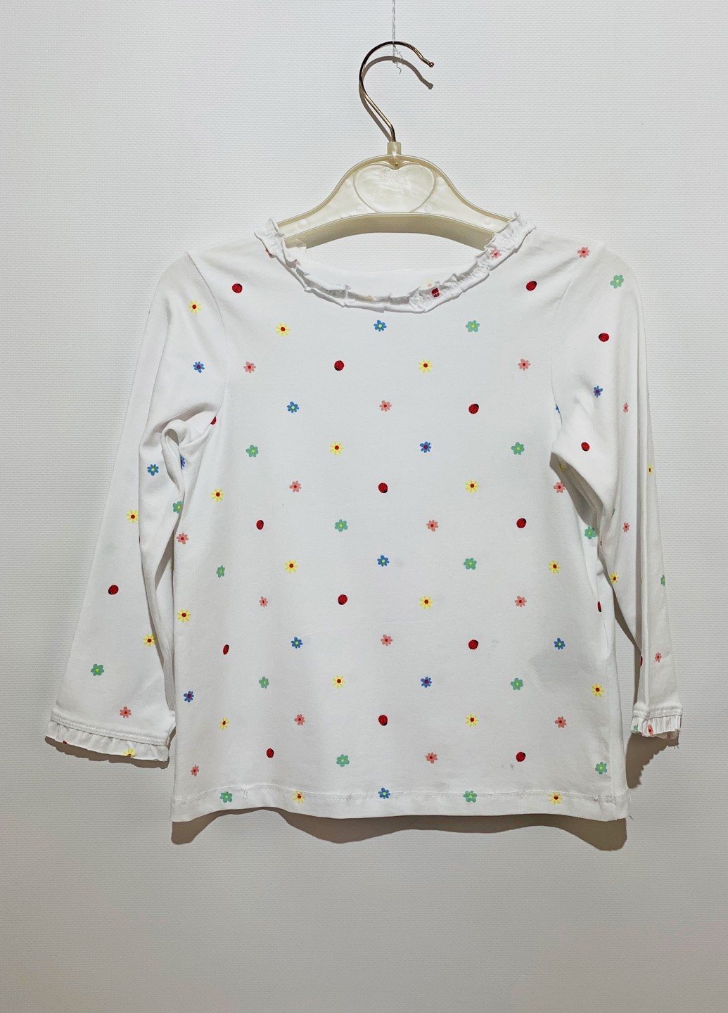 

Лонгслив H&M HOM92214 1,5-2 года (92 см.) белый