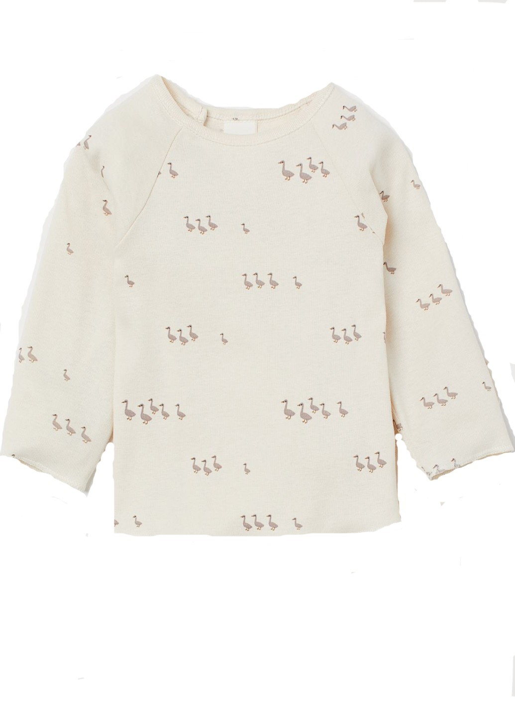 

Лонгслив H&M HOM91345 4-6 мес.(68 см.) молочный