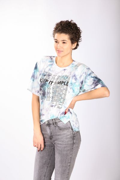 

Футболка TOMMY life 97127 L Бірюзовий