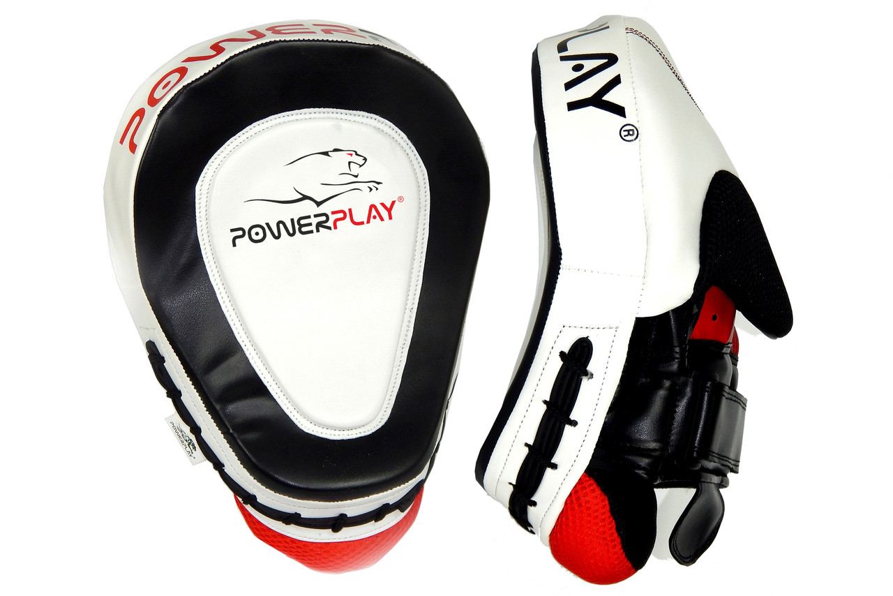 

Лапы боксерские (PP-3042) PowerPlay 23х19х4,5 см Черно-белый 000156659