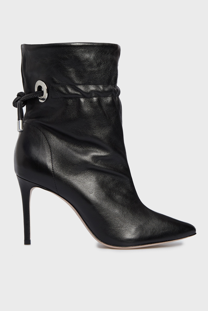 

Женские черные кожаные ботильоны Schutz 40 S0172304550001U