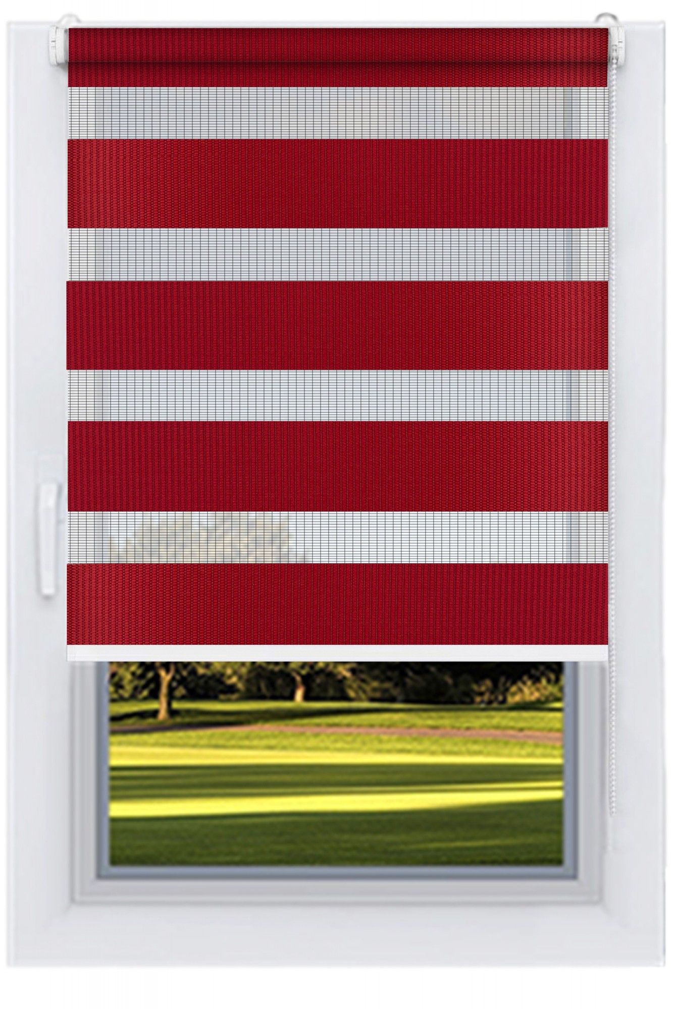 

Ролета тканевая DECOLUX 142х200 СТЕНДАЛЬ Красный вал 19