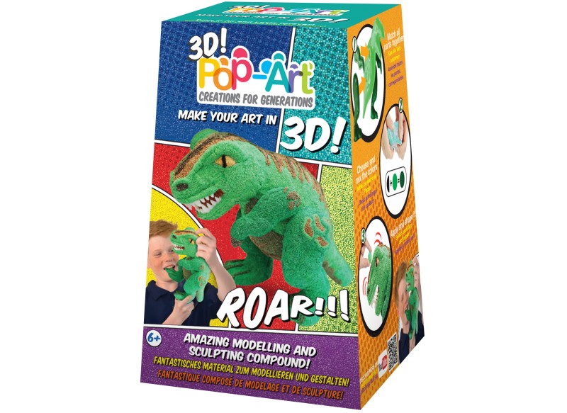

Набор для 3D лепки PopArt Динозавр 38040