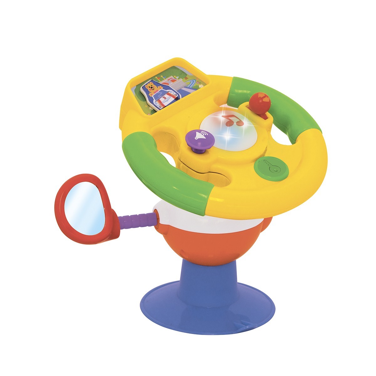 

Игрушка на присоске Kiddieland Умный руль (украинский) 058305
