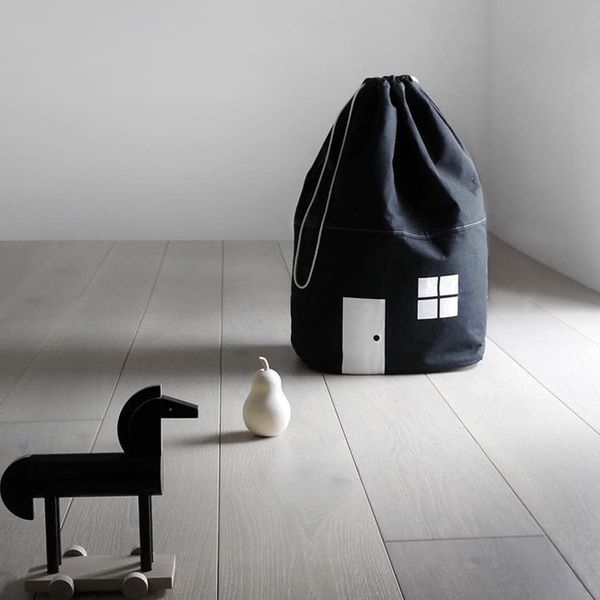 

Мешок для детских игрушек HL "House" Black HL-LD-513