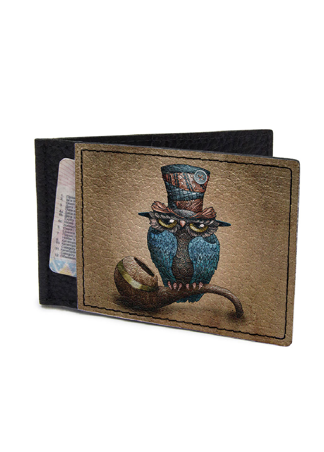 

Кошелек-зажим DM 17 Сова коричневый