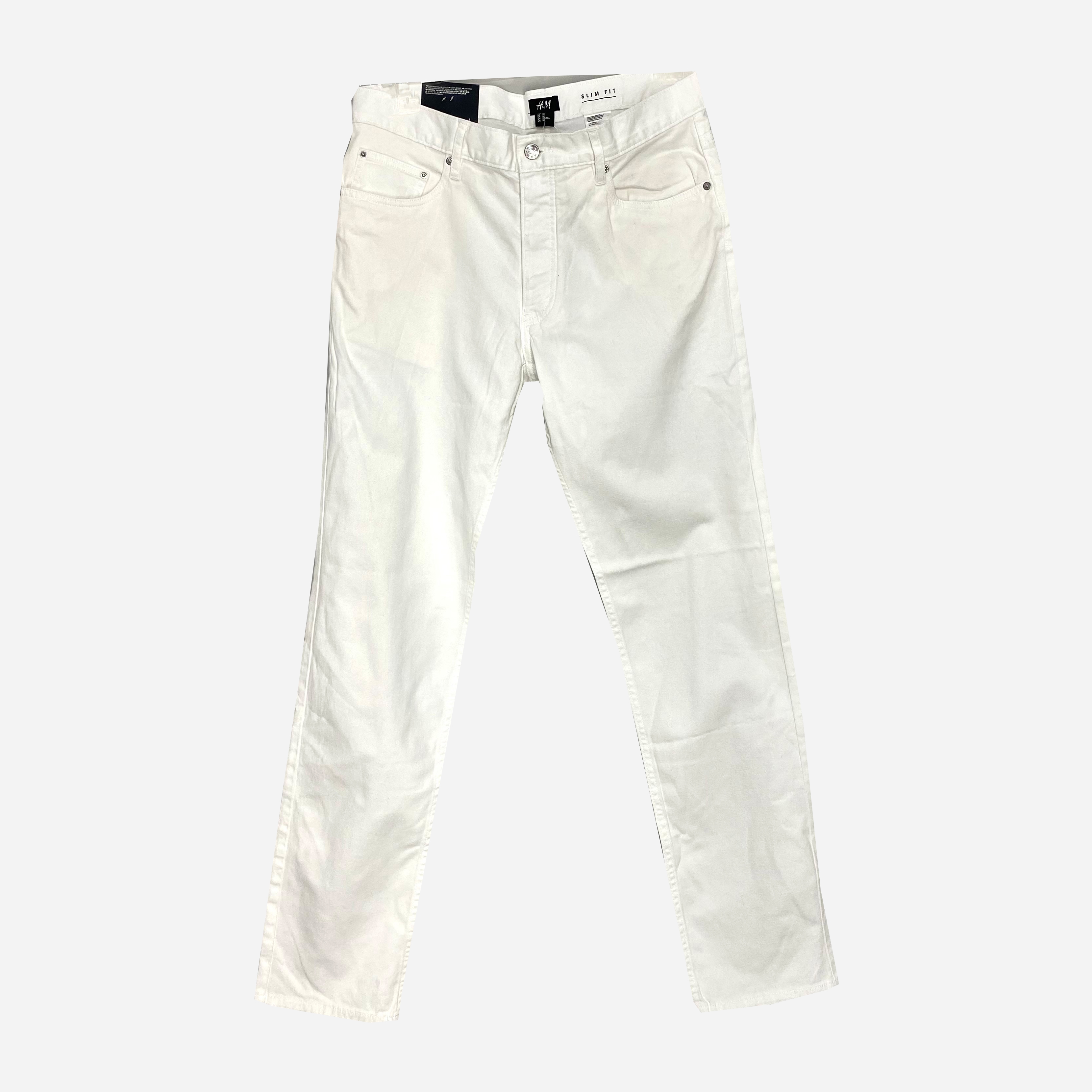 

Джинсы H&M 060186477  Белые, Джинсы H&M 060186477 32 Белые