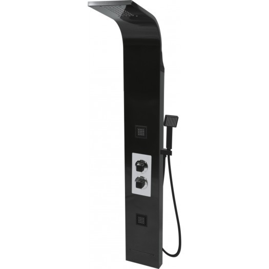 

Душевая панель из нержавеющей стали STEELY 4 FALA, 4 функции, 155 х 22 x 7.5 см, шланг 150 см