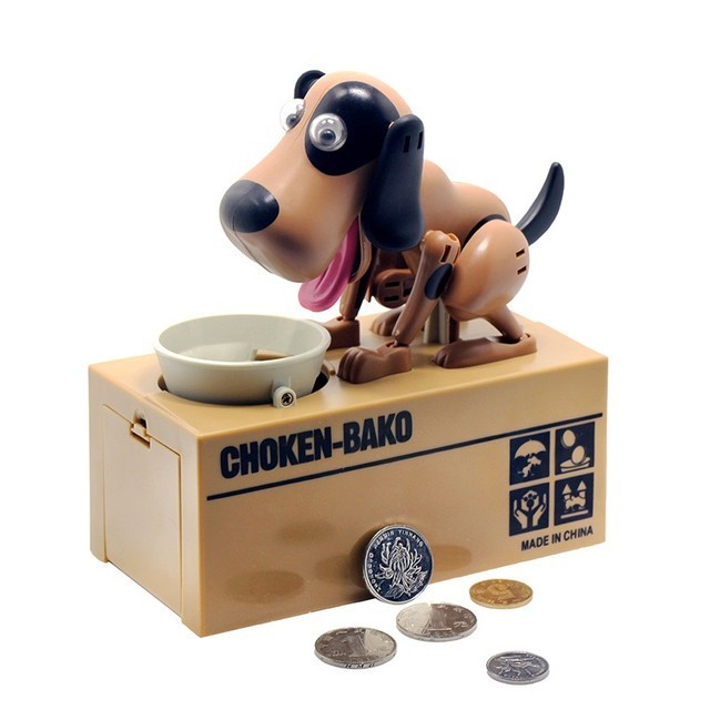 

Собака копилка My Dog Piggy Bank Коричневая