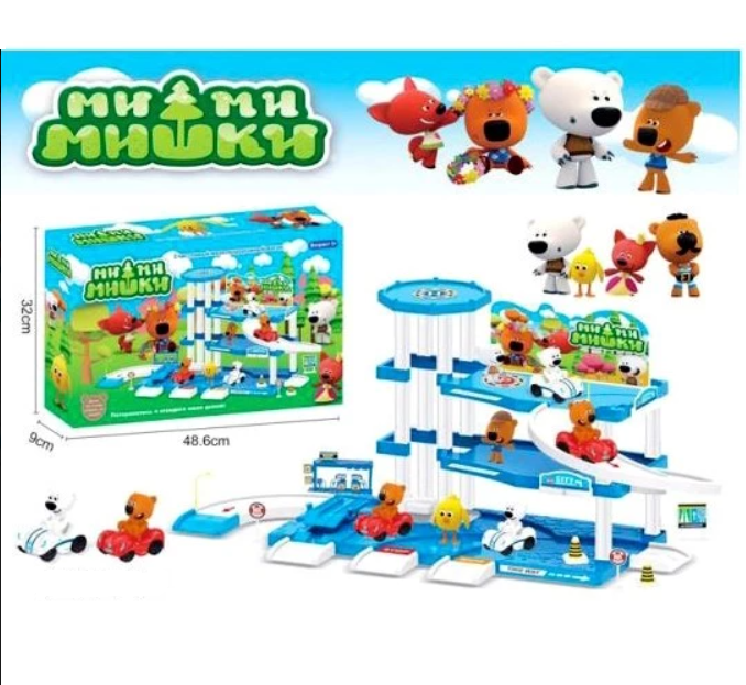 

Огромный игровой набор "Мишки ми-ми-мишки", зимняя парковка V-Toy
