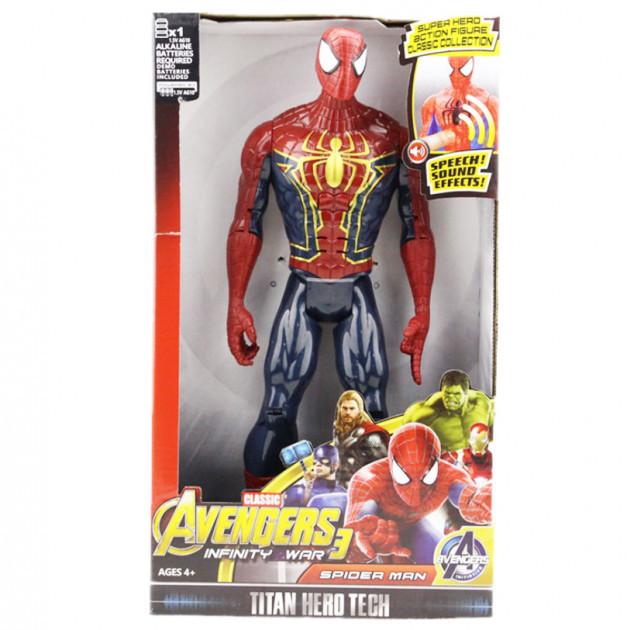 

Фигурка игрушечная "Железный паук" (Avenger Мстители), высота 30 см V-Toy