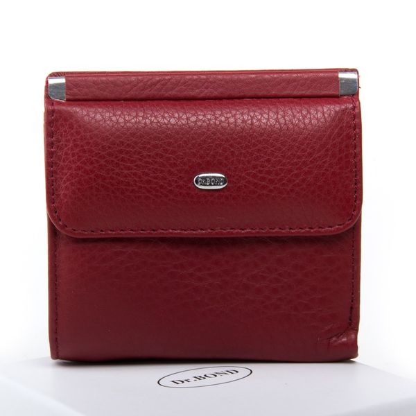 

Женский кожаный кошелек Classik DR. BOND WN-3 bordeaux-red