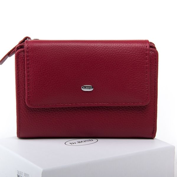 

Женский кожаный кошелек Classik DR. BOND WN-1 bordeaux-red