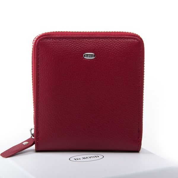 

Женский кожаный кошелек Classik DR. BOND WN-5 bordeaux-red