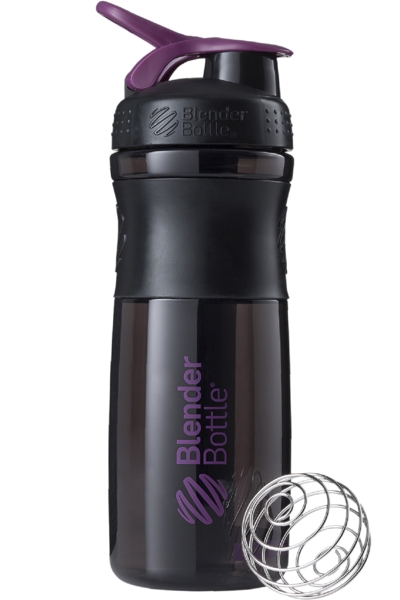 

Бутылка-шейкер спортивная Blender Bottle SportMixer 820 мл Black-Plum (R144857)