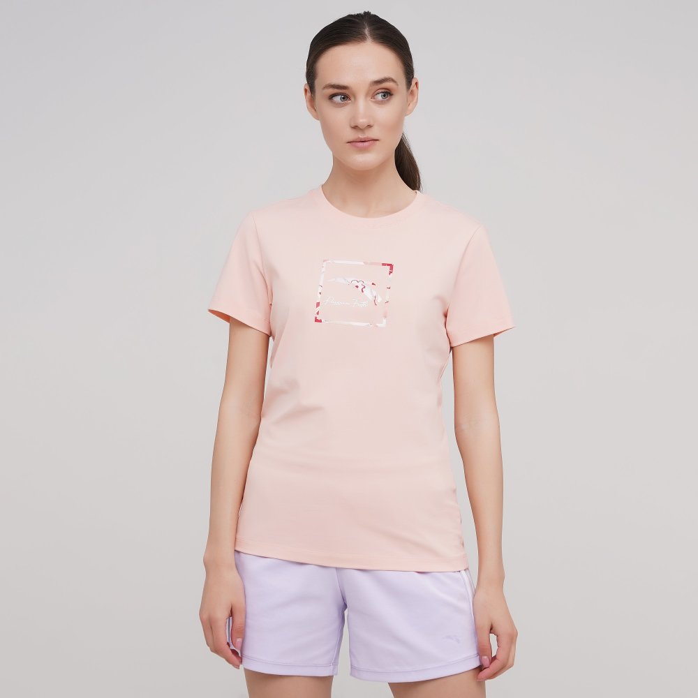 

Женская футболка Anta Ss Tee Пудровый 34 (ant862127125-8)