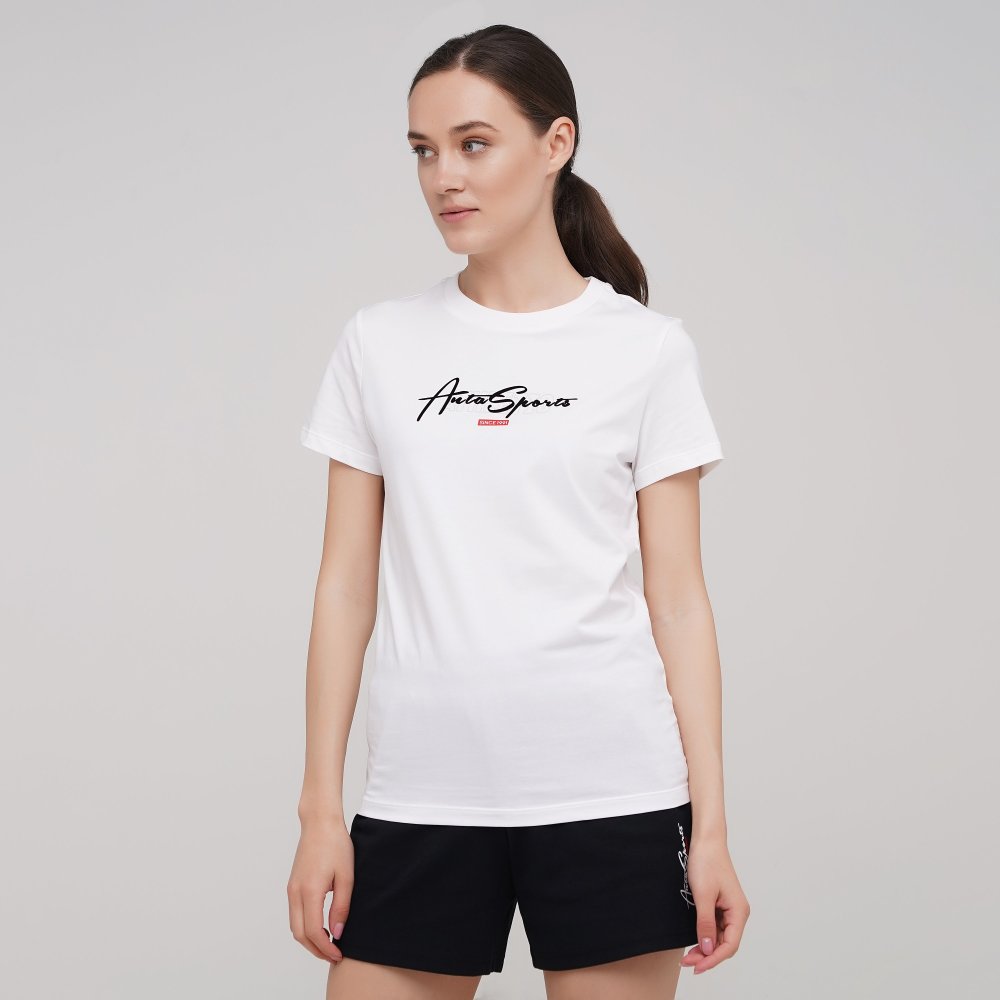 

Женская футболка Anta Ss Tee Белый 34 (ant862127124-1)