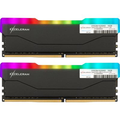 

Модуль памяти для компьютера DDR4 16GB (2x8GB) 2666 MHz RGB X2 Series Black eXceleram (ERX2B416269AD)