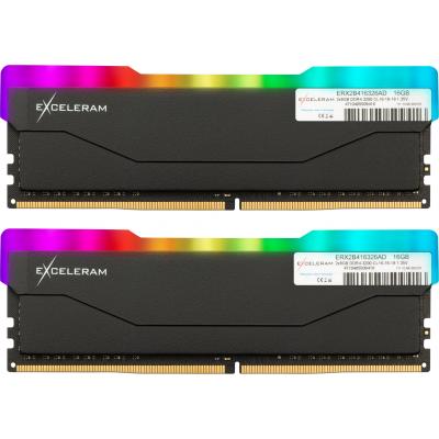 

Модуль памяти для компьютера DDR4 16GB (2x8GB) 3200 MHz RGB X2 Series Black eXceleram (ERX2B416326AD)