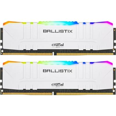 

Модуль памяти для компьютера DDR4 16GB (2x8GB) 3200 MHz Ballistix White RGB MICRON (BL2K8G32C16U4WL)