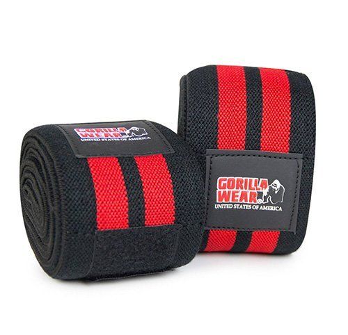 

Коленные бинты Gorilla Wear 250см Черно-красный (35369005)