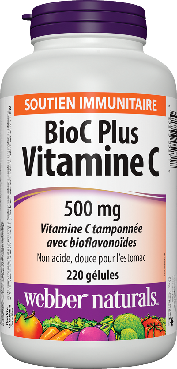 

Витамины Webber Naturals BioC + Vitamin C 220 капсул (4384303461)