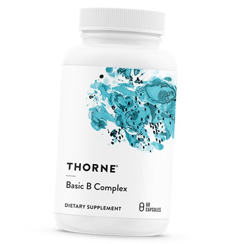 

Витамины группы В, Basic B Complex, Thorne Research 60капс (36357060)
