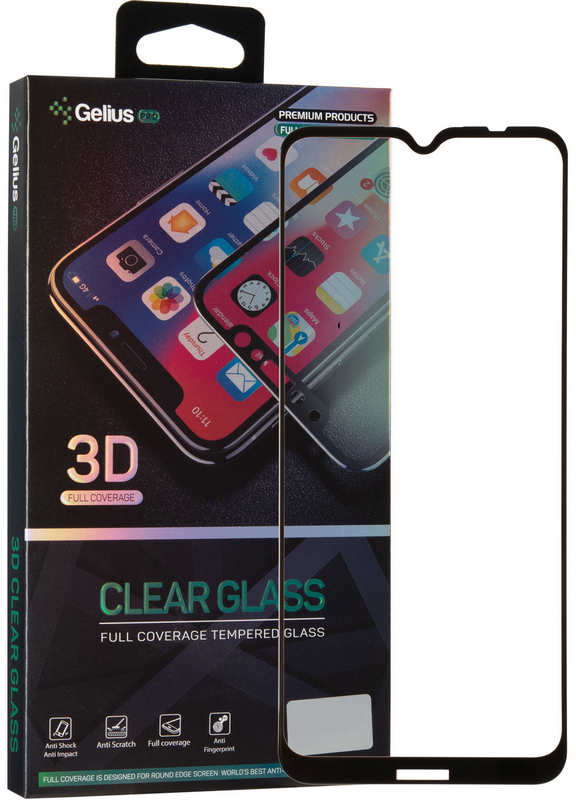 

Защитное стекло Gelius Pro для Nokia 1.4 Black