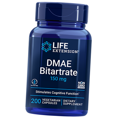 

Диметиламиноэтанол, DMAE Bitartrate, Life Extension 200вегкапс (72346005)