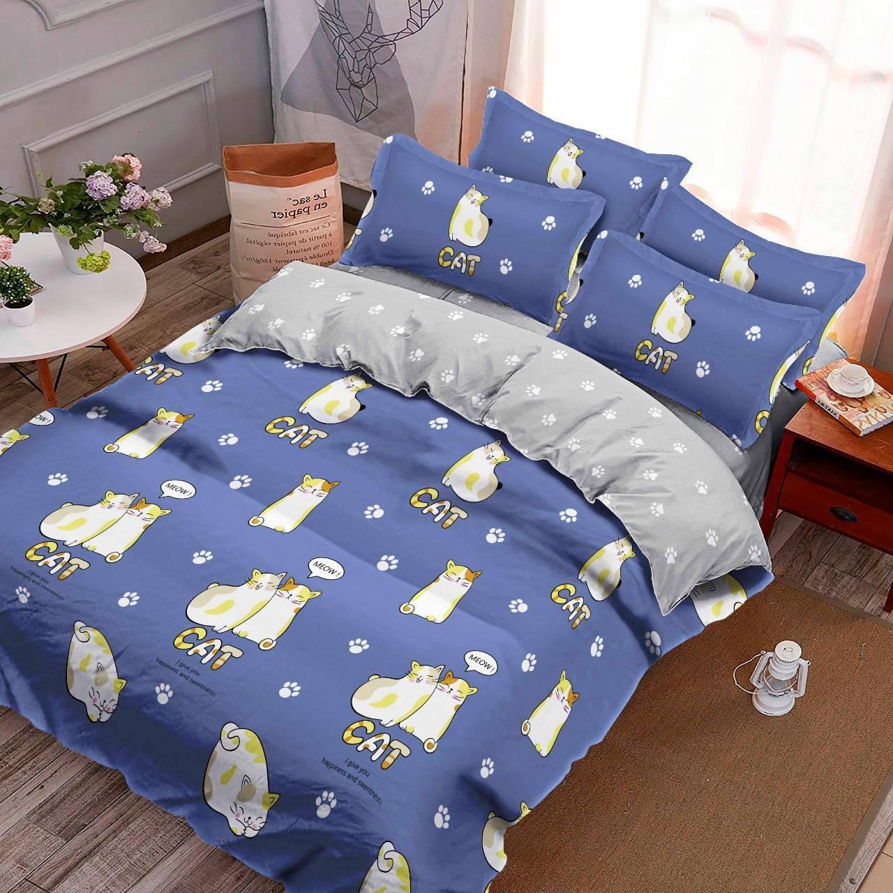 

Комплект постельного белья Qili Home Textile ранфорс №R1014 Двуспальный 180х215 разноцветный