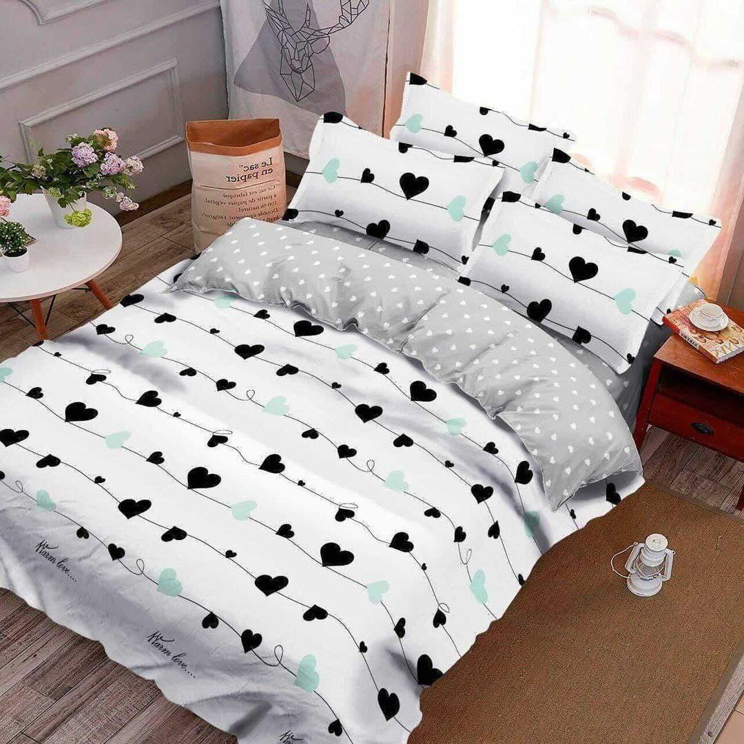 

Комплект постельного белья Qili Home Textile Сатин №S1002 Евро 200х220 разноцветный