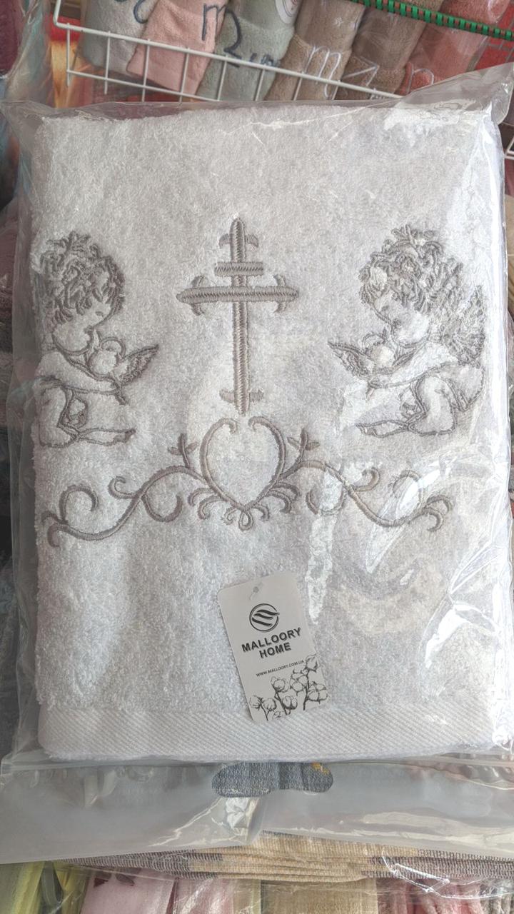 

Крыжма махровая для крещения Colorful HOME 90х100 белая №KHM54699R