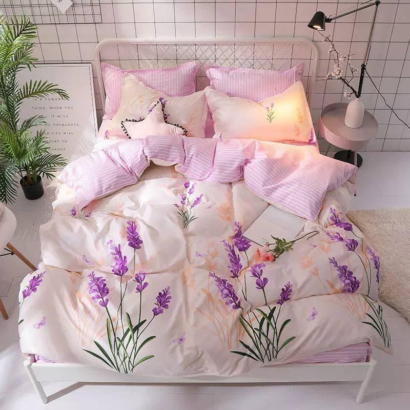 

Комплект постельного белья Qili Home Textile Софткоттон №3345895 Семейный 2х160х215, Розовый
