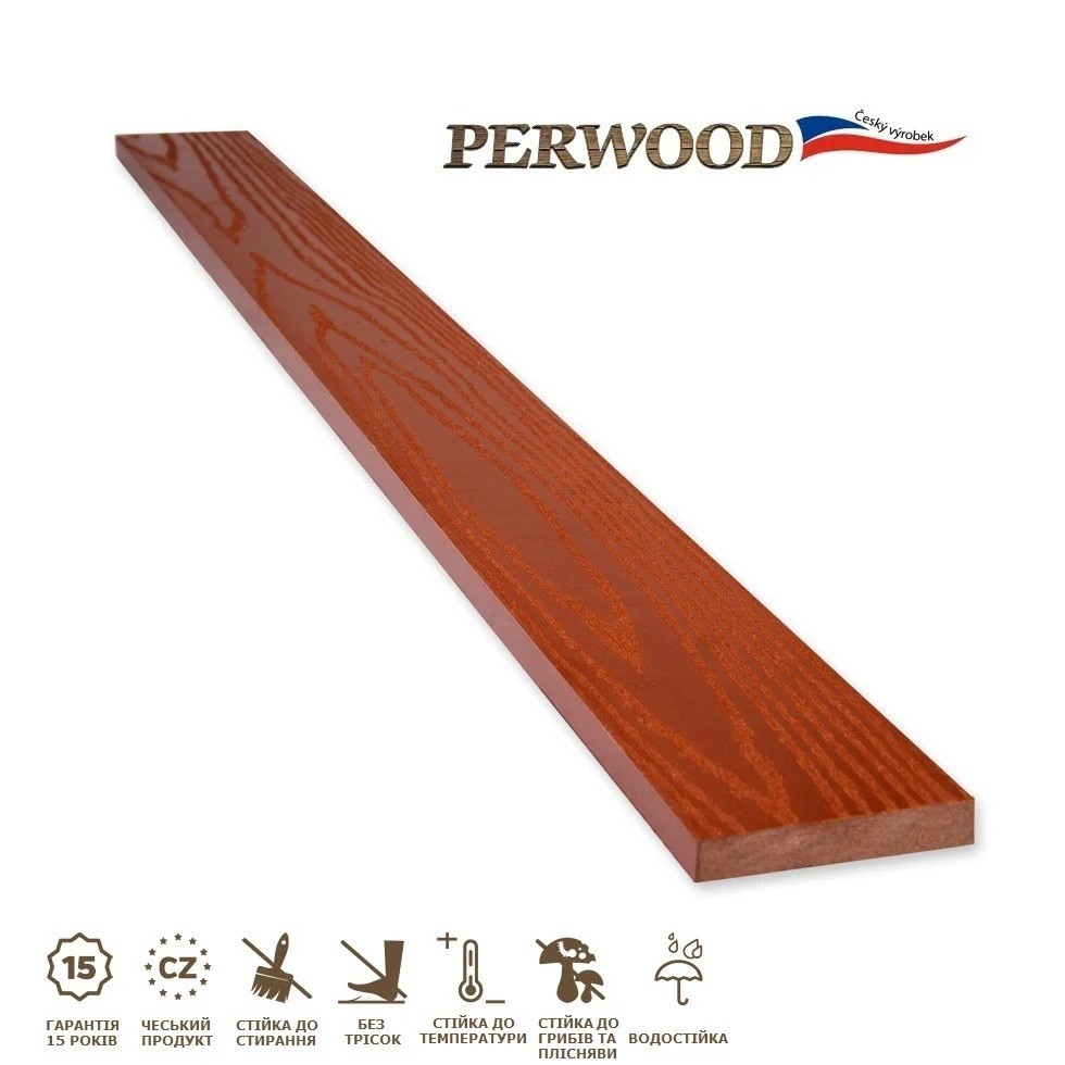 

Доска для заборов Perwood Fence Massive Кирпич 120х15х2000 мм (524334)