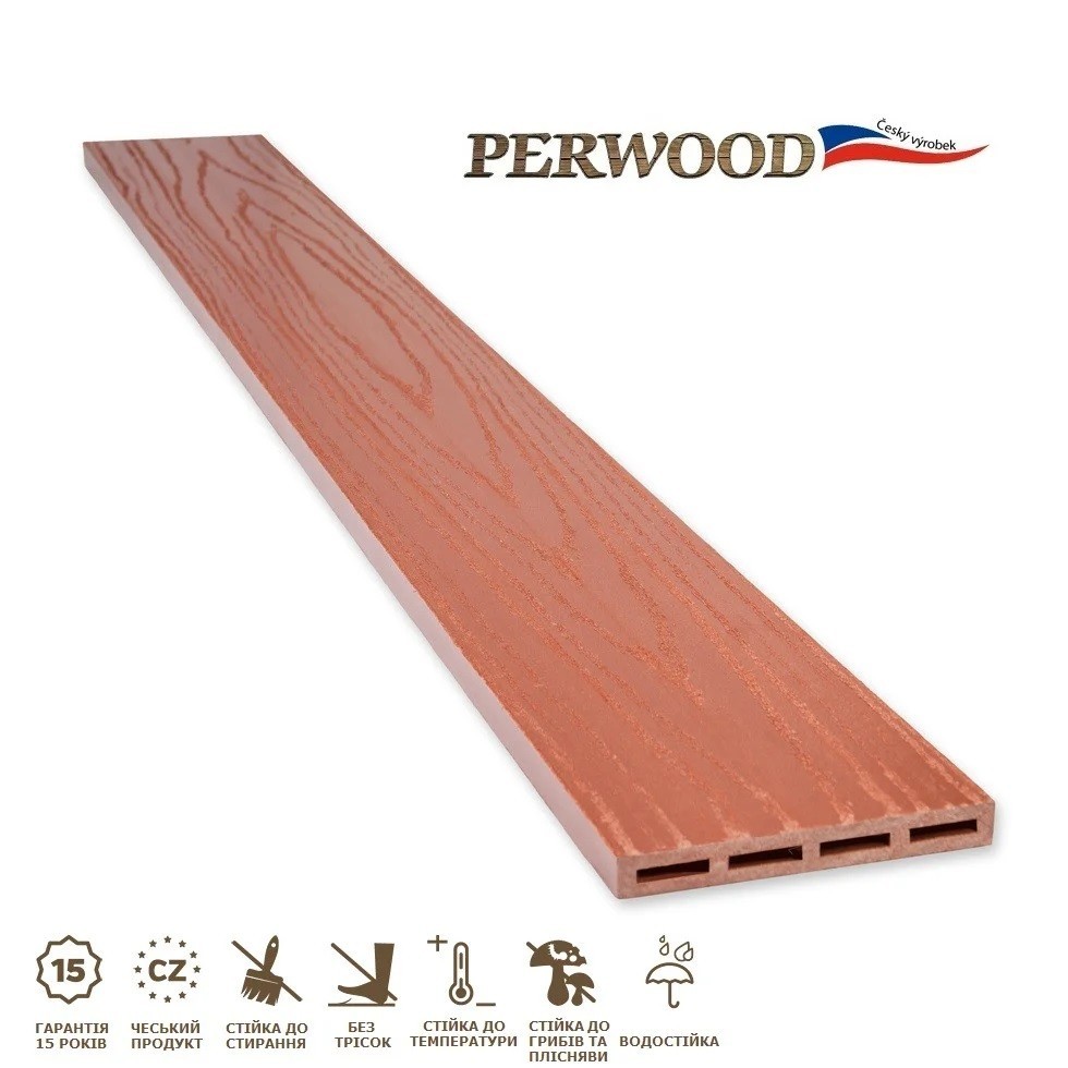 

Доска для заборов Perwood Fence Home Кирпич 120х15х2000 мм (524235)