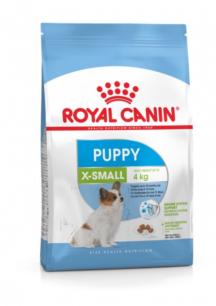 

Сухой корм Royal Canin X-Small Puppy для собак мелких пород весом до 4 кг до 10 месяцев 3 кг (3182550793636)