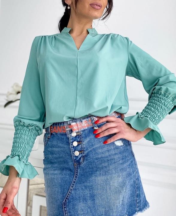 

Блузка G&M k-79947 - Размер цвет ментоловый, Блузка G&M k-79947 42-44 Размер цвет ментоловый