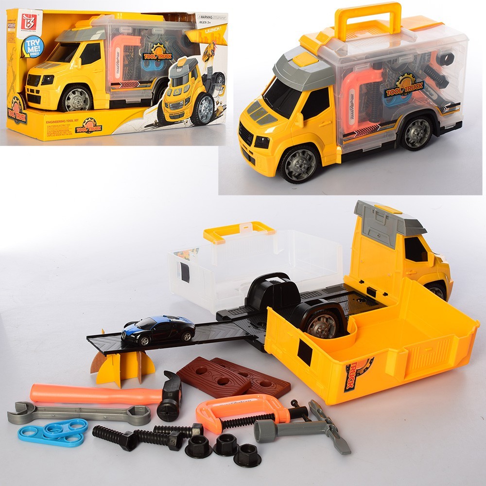 

Детская игрушка Машинка гараж BOSHENGLONG TOYS Разноцветный 289-5
