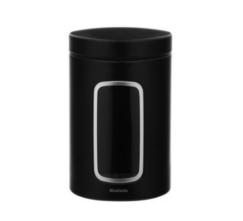 

Банка для сипучих Brabantia Canisters Black 1400 мл