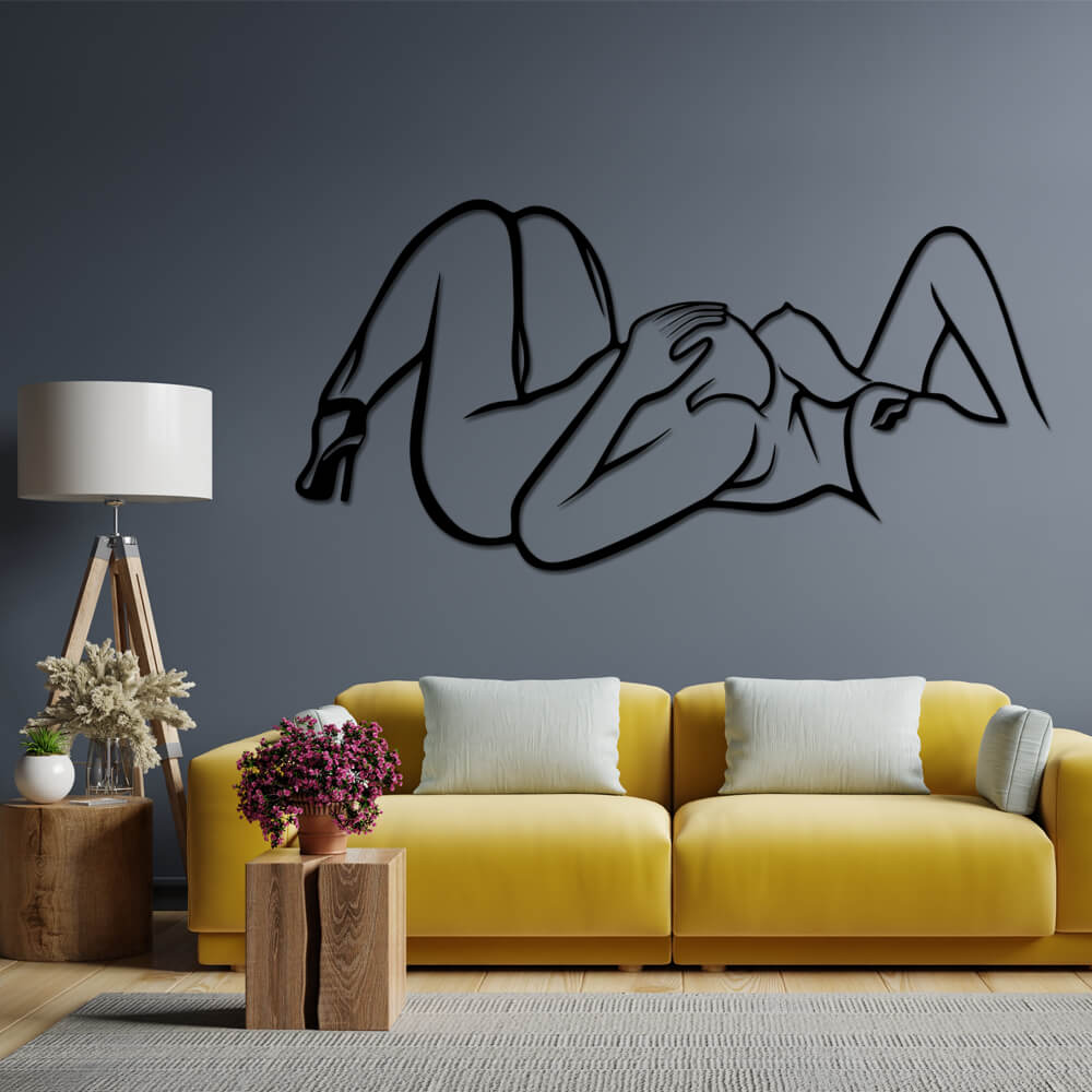 

Панно из дерева Born for Art Passion 115х57 см Черное