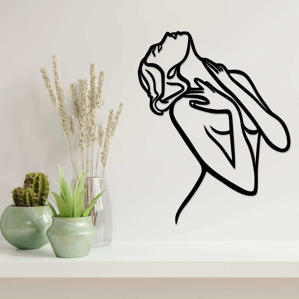 

Панно из дерева Born for Art Girl Features 115х90 см Черное