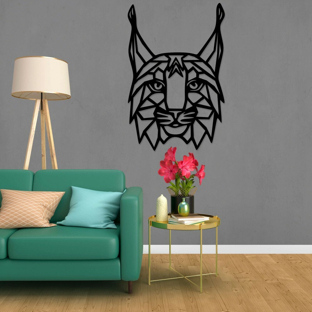 

Панно из дерева Born for Art Дикая кошка 115х76 см Черное