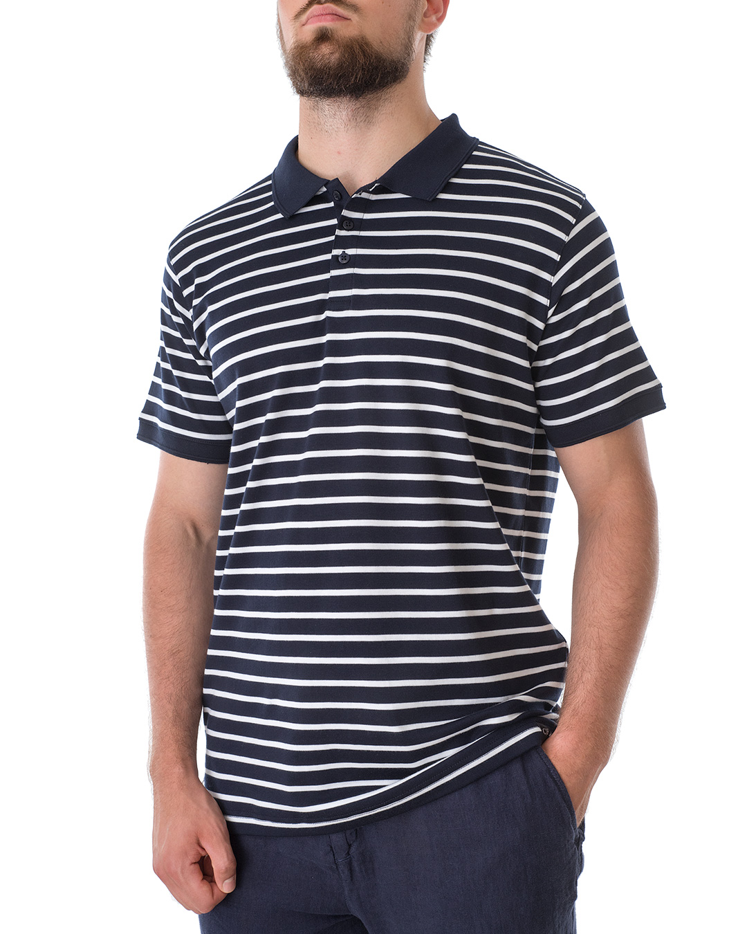 

Поло чоловіче BASEFIELD (213011157-623-navy blue/21-3) Синій XXL
