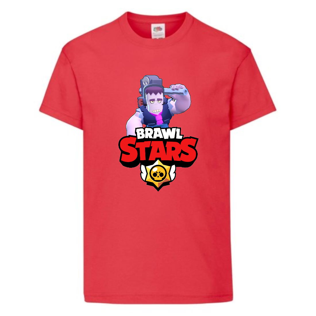 

Футболка детская Brawl Stars Frank (Бравл Старс Фрэнк) красная 104 см