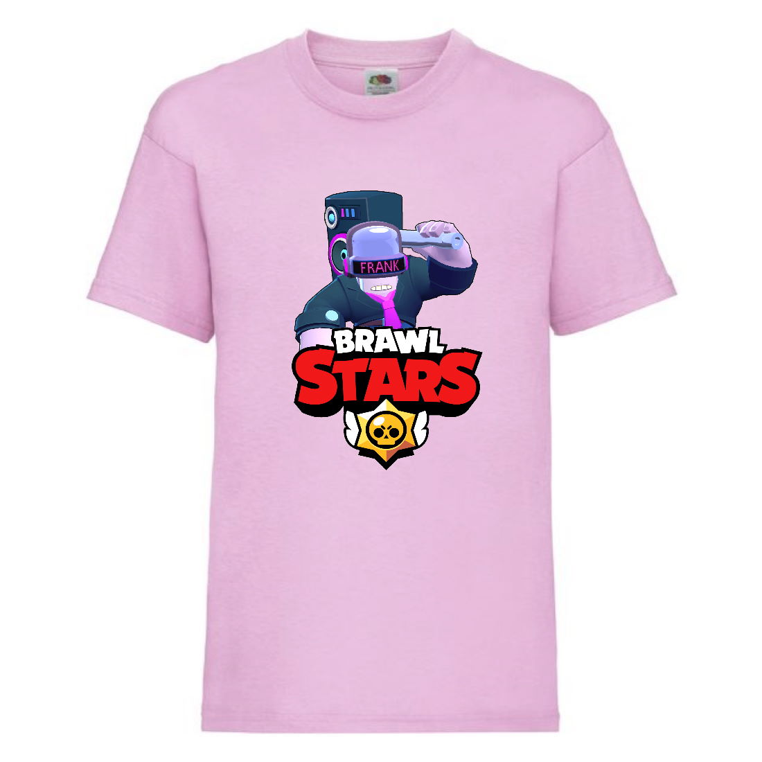 

Футболка детская Brawl Stars DJ Frank (Бравл Старс Фрэнк Диджей) розовая 104 см