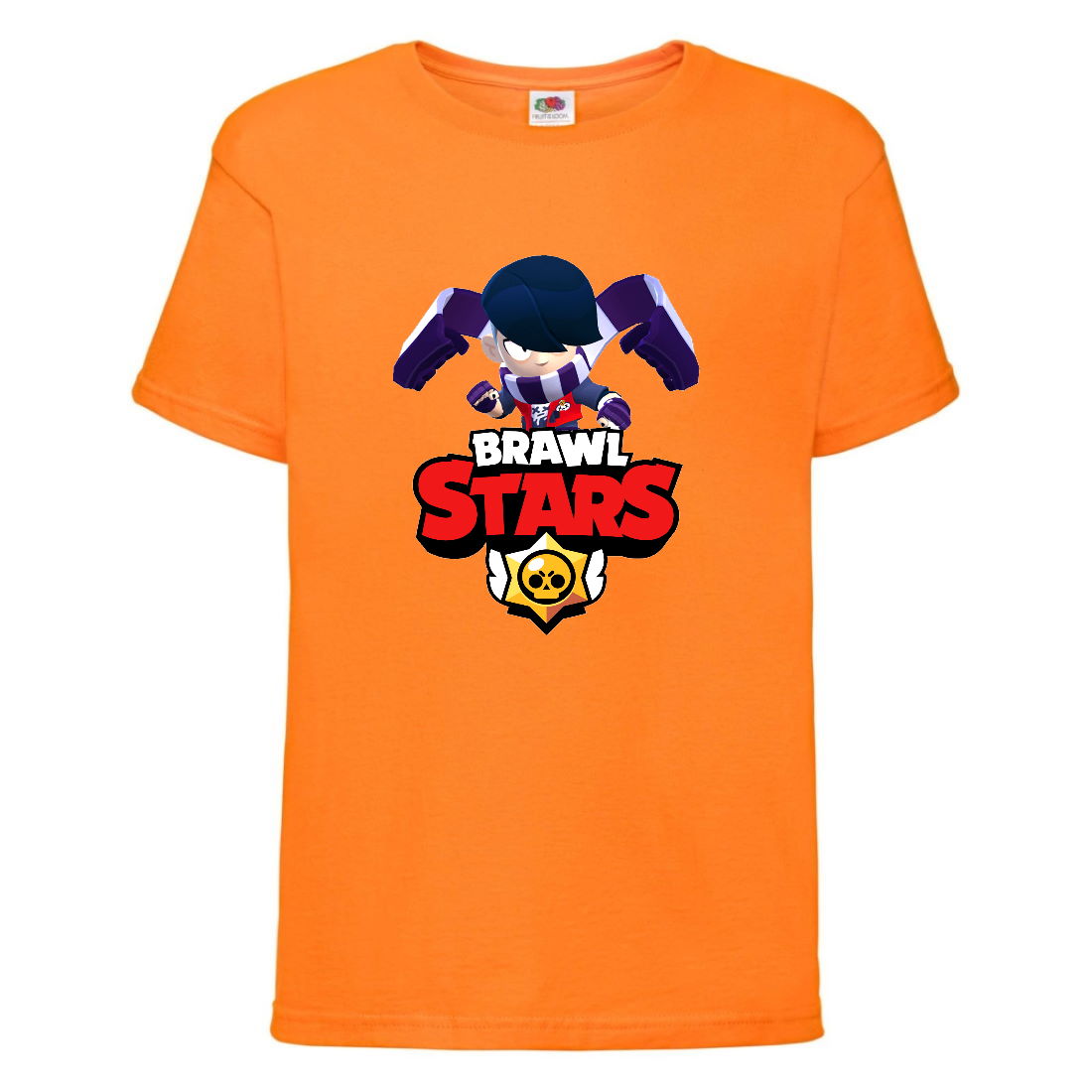 

Футболка детская Brawl Stars Edgar (Бравл Старс Эдгар) оранжевая 104 см