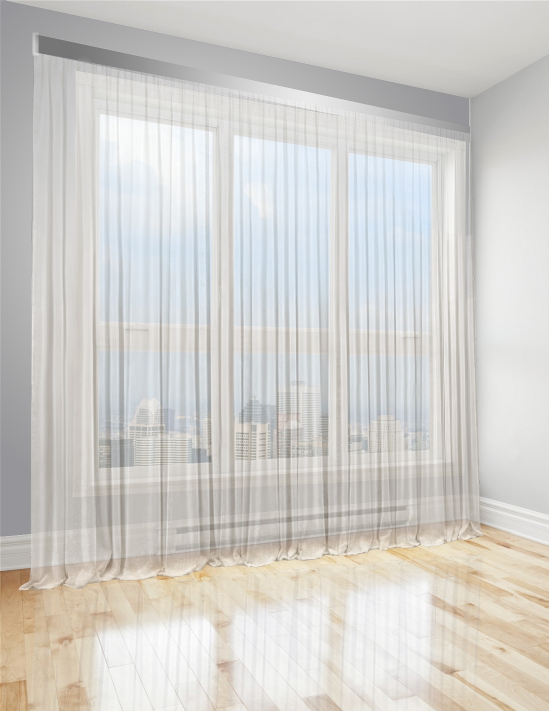 

Тюль Di&Di Батист прозрачный 300х310 Молочный