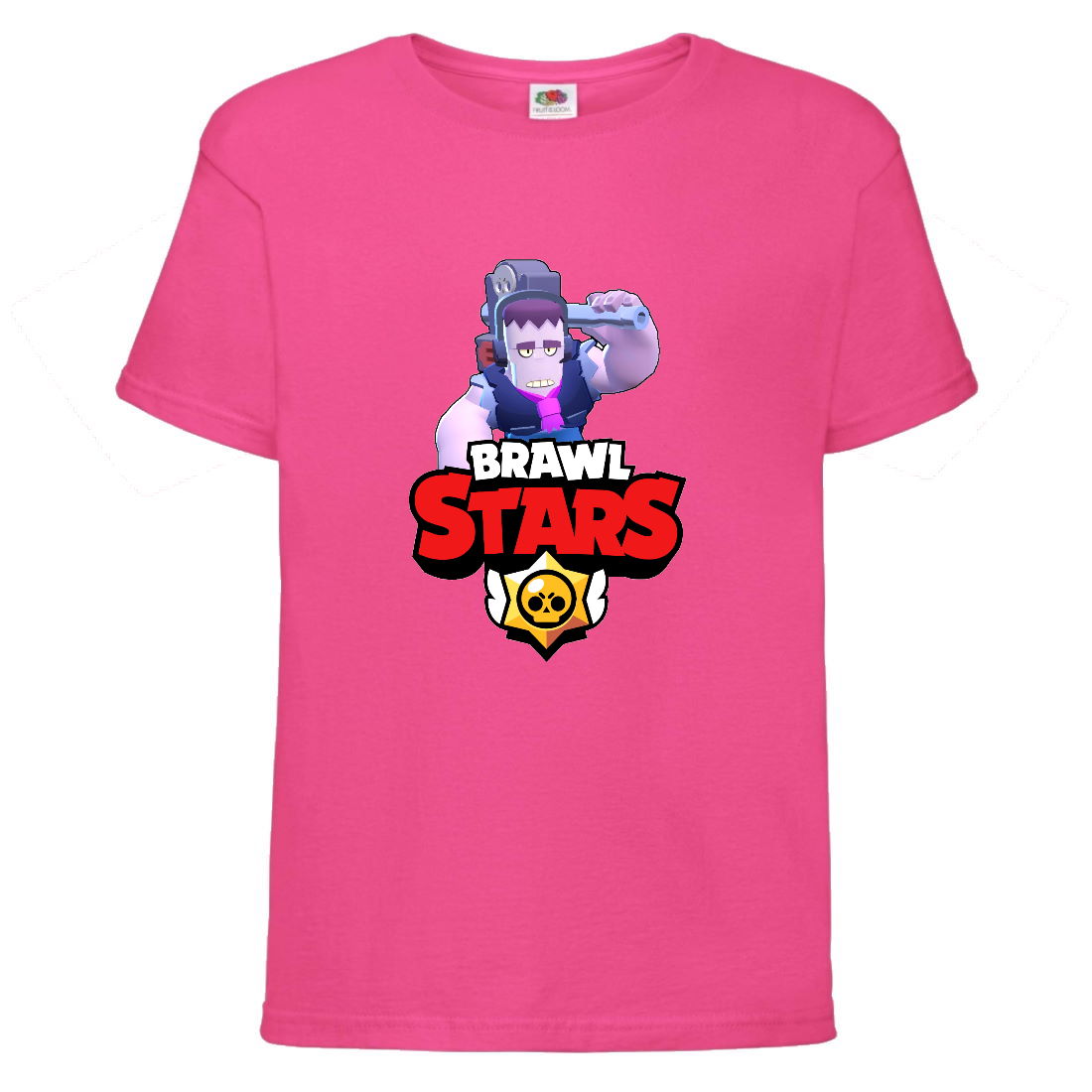 

Футболка детская Brawl Stars Frank (Бравл Старс Фрэнк) малиновая 116 см