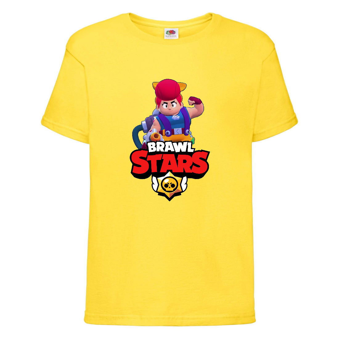 

Футболка детская Brawl Stars Pam (Бравл Старс Пэм) желтая 116 см